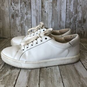 Sam Edelman Ethyl low top All white sneakers Women’s size 9